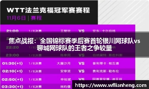 焦点战报：全国锦标赛季后赛首轮银川网球队vs聊城网球队的王者之争较量
